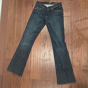 7 For All Mankind Bootcut Jeans Size 27 inseam 32